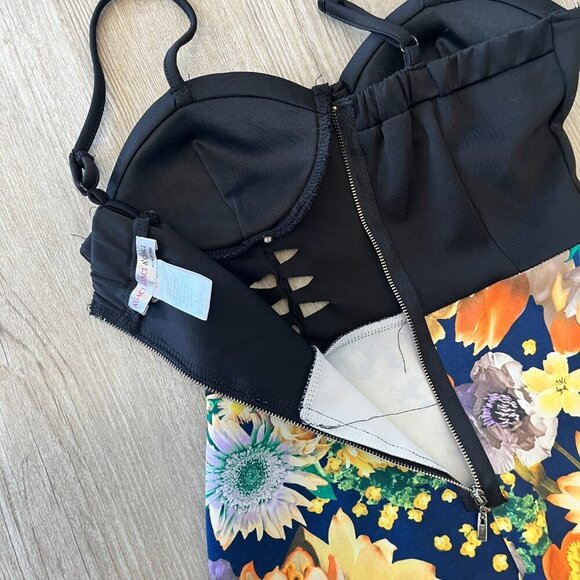 Womens A'Gaci A'Gaci A'Gaci Floral Midi Dress - S - Picture 6 of 9